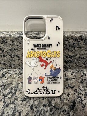 kate spade White Aristocats Graphic Phone Case
